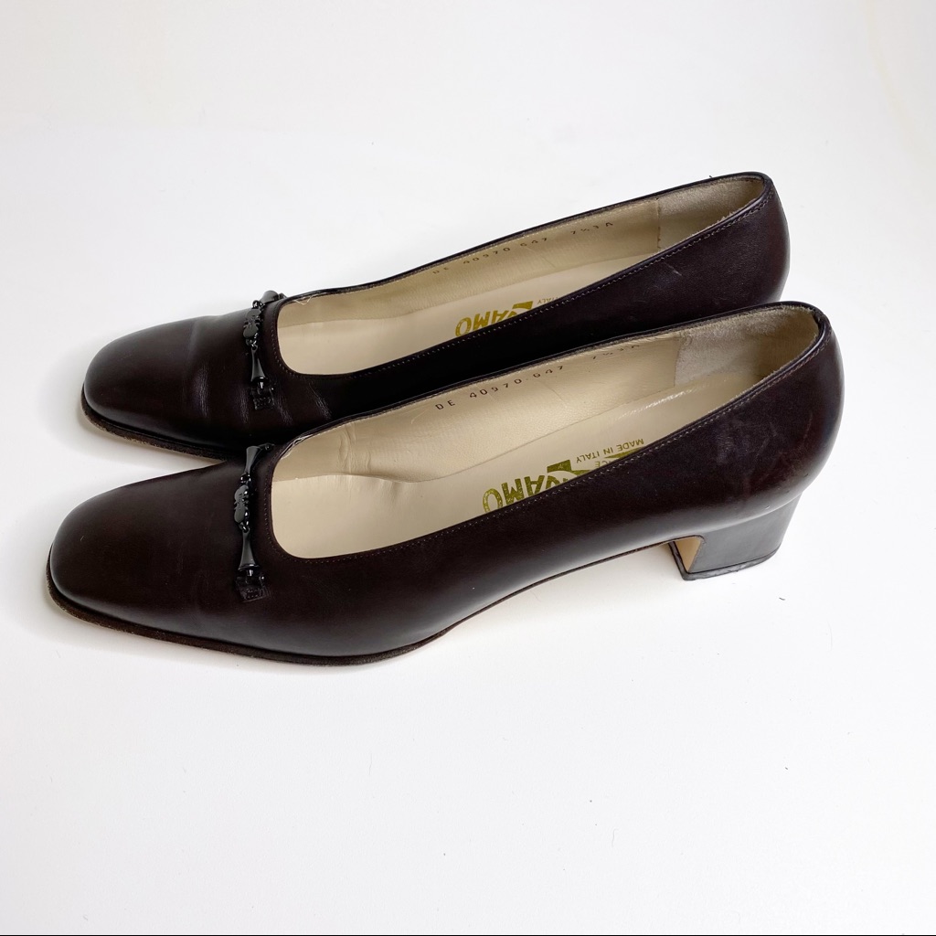 Salvatore Ferragamo Brown Loafer Shoes 75 3a